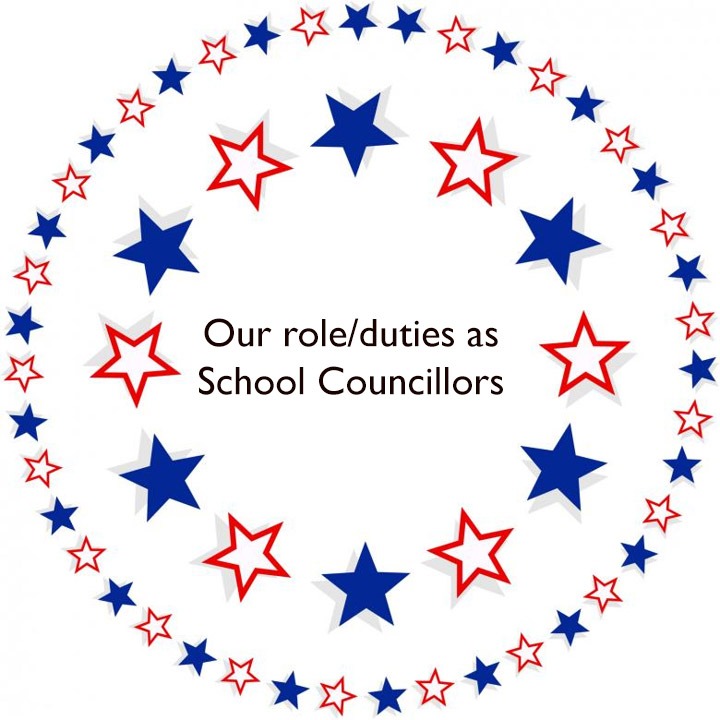 Our role/duties as school councillors